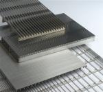 Welded Johnson Wedge Wire Flat Panel Stainless Steel Material Heat Resisting