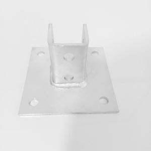 China HDG SS304 Channel Strut Fittings Steel EMT Conduit Hangers Pipe Saddle Clamp factory