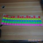 custom el car sticker, flashing car sticker, different size sticker for car