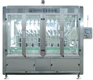 China 12 Nozzle Solvent Chemical Liquid Filling Machine Automatic 1-5L 1800 BPH factory