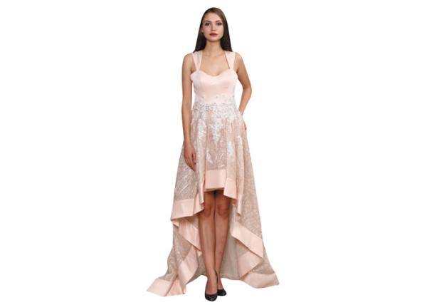 Slip Dress Sweetheart European Style Evening Dresses High Low Style Color