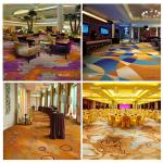 Axminster PVC Commercial Flooring , Cut Pile Twist Carpet Jacquard Style