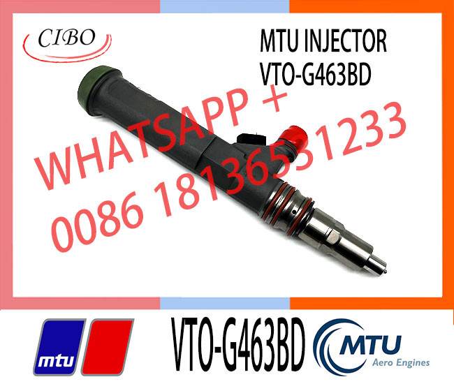MTU X52407500053 Neutral common rail diesel fuel injector 52400017 VTO-G463BD 1820407