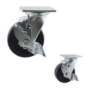 China 5 Inch 770lbs Capactiy Heavy Duty Casters Side Lock factory