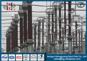 China Anticorrosive Steel Q355 Tubular Steel Structures Electric Power Pole Long Life factory
