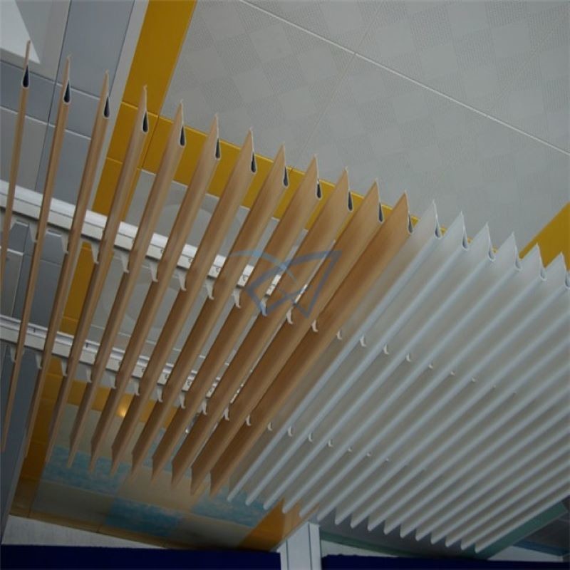 Fashion Aluminum Metal Ceiling Fireproof Dripping Shaped Baffle