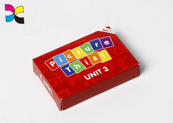 Kids Baby LearniSetng Funny Fruit Vegetables Playing Card Printing Services With