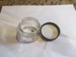 100ml clear screw neck glass jar for cosmetics packaging/ Bird's Nest Soup