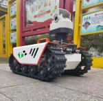 Multifunctional Tank Chain Driven UGV Chassis For Outdoor Obstacle Crossing