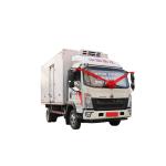 Sinotruk Howo Small Refrigerator Box Truck 95km/h 130hp 5 Tons Mini Refrigerated