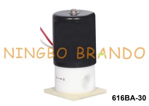 China PTFE Diaphragm Solenoid Operated Isolation Valve 2 Way NC 12V 24V DC factory