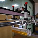 220V 3.5KW Flat Screen Printing Machine For Corrugated Carton Box Paper