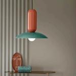 Nordic Modern Macaron Minimalist Living Room Iron Dining Room Chandelier Pendant