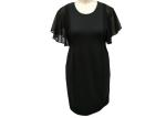 Crew Neck Women'S Casual Dresses Casual Black Maxi Dress Rome Fabric