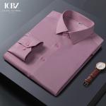 Gender Men Three-proof Breathable Seamless Shirt Woven Non Iron Business Dress