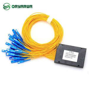 China SM MM Fiber Optic 1x32 Cassette PLC Splitter ABS Material factory