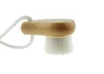 60g Facial Cleansing Brush Natural Pine Handle White Fiber Bristles Pore