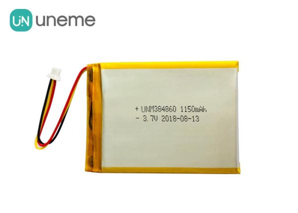 3.7V 1150mAh Small Lipo Battery , Bank Payment Machine Custom Made Lipo