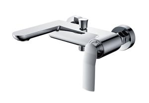 China Single lever bath or shower mixer bathroom chrome brass tap faucet OEM factory