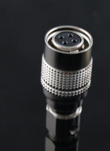 China Hirose HR10A-7P-4S Metal Plug Circular Connector Brass Nickel Plating 4 Pin factory