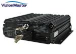 SD Card H264 Vehicle Mobile DVR 4CH 960P AHD PAL / NTSC TV System High