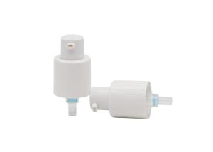 China Cosmetic Plastic Lotion Pump Dispenser 20/410 Smooth Cream 20mm White Treatment factory