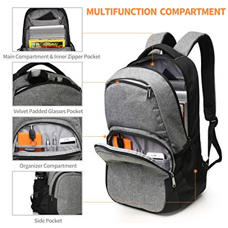 Casual Girls School Rucksack , 15.6 Inch Waterproof Laptop Backpack For Women