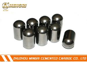 China Customized Flat Top Tungsten Carbide Buttons / Cemented Carbide Button factory