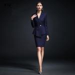 2021 Autumn Formal Occasions V-neck Business Suits for Women Slim Professional