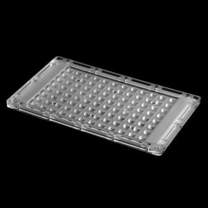 China 96pcs 3030 LED Optical Lenses 235×144mm, High Efficiency, Uniform Light Distribution, Durable Street/Flood Illumination factory