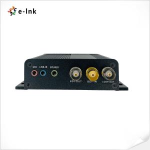 China Bidirectional RS485 RS422 Stereo Audio Converter 3G SDI With Loop Out factory