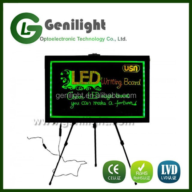 Genilight Indoor 22*13inch DC12V Safe Voltage Sale Logo Neon Advertising Window Sign
