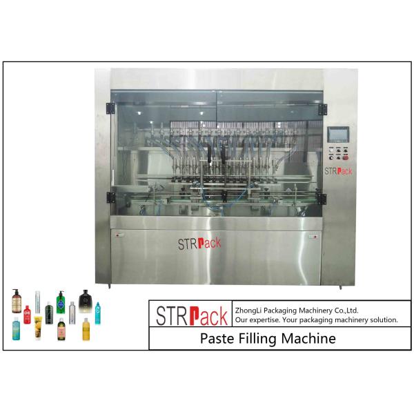 Piston Servo Filling Machine / Fully Automatic Linear Filling Machine With Drop