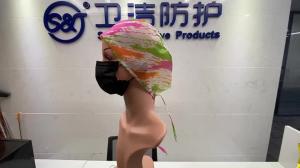 China S&amp;J Color Black Disposable Face Mask Non medical Custom Black 4 ply factory