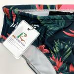 Mens Sublimation Bikini Swimwear Swim Briefs With Drawstring / Full Lining