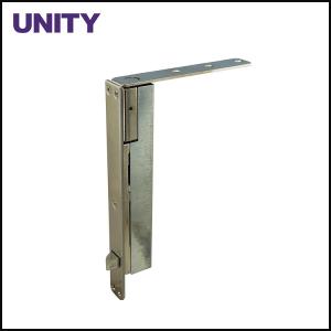 China Automatic Flush Bolt Door Fitting Hardware for Double Door Opening Satin Finish factory