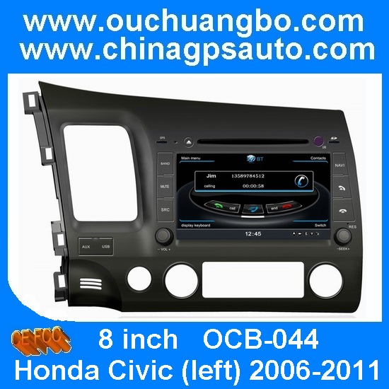 Ouchuangbo S100 Platform for Honda Civic (left) 2006-2011 Car Radio Stereo GPS Navigation 3G Wifi Bluetooth