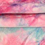 Tie Dyed Korea dress 100 Polyester Fabric 220gsm 58'' 60''