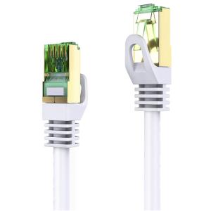 China RoHS 10m RJ45 Cat7 Flat Ethernet Cable Shielded Twisted Pair factory
