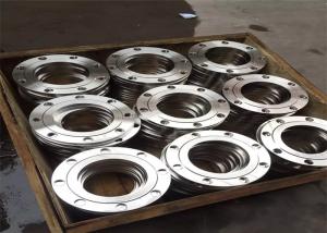China PN6 EN1092-1 Flange PN16 Forged Casting Hair Line Coating NPT Threaded factory