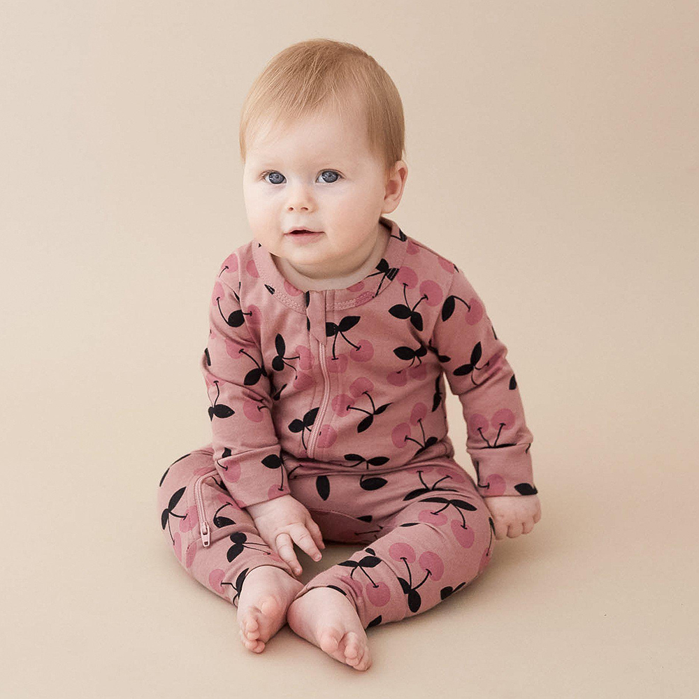 Good Quality Custom 100% Organic Cotton Baby Footie zipper Onesie Jumpsuit Low Price Baby Romper