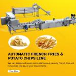 Food Processing Equipment for Automatic Potato Machine Line and Cassava Chips