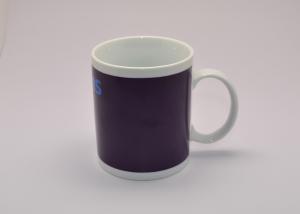 China Ceramic Heat Sensitive Photo Mug , Magical Customized Color Change Cup factory