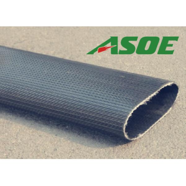 6”× 200m Nitrile Rubber Lay Flat Irrigation Hose With Circular Woven Polyester