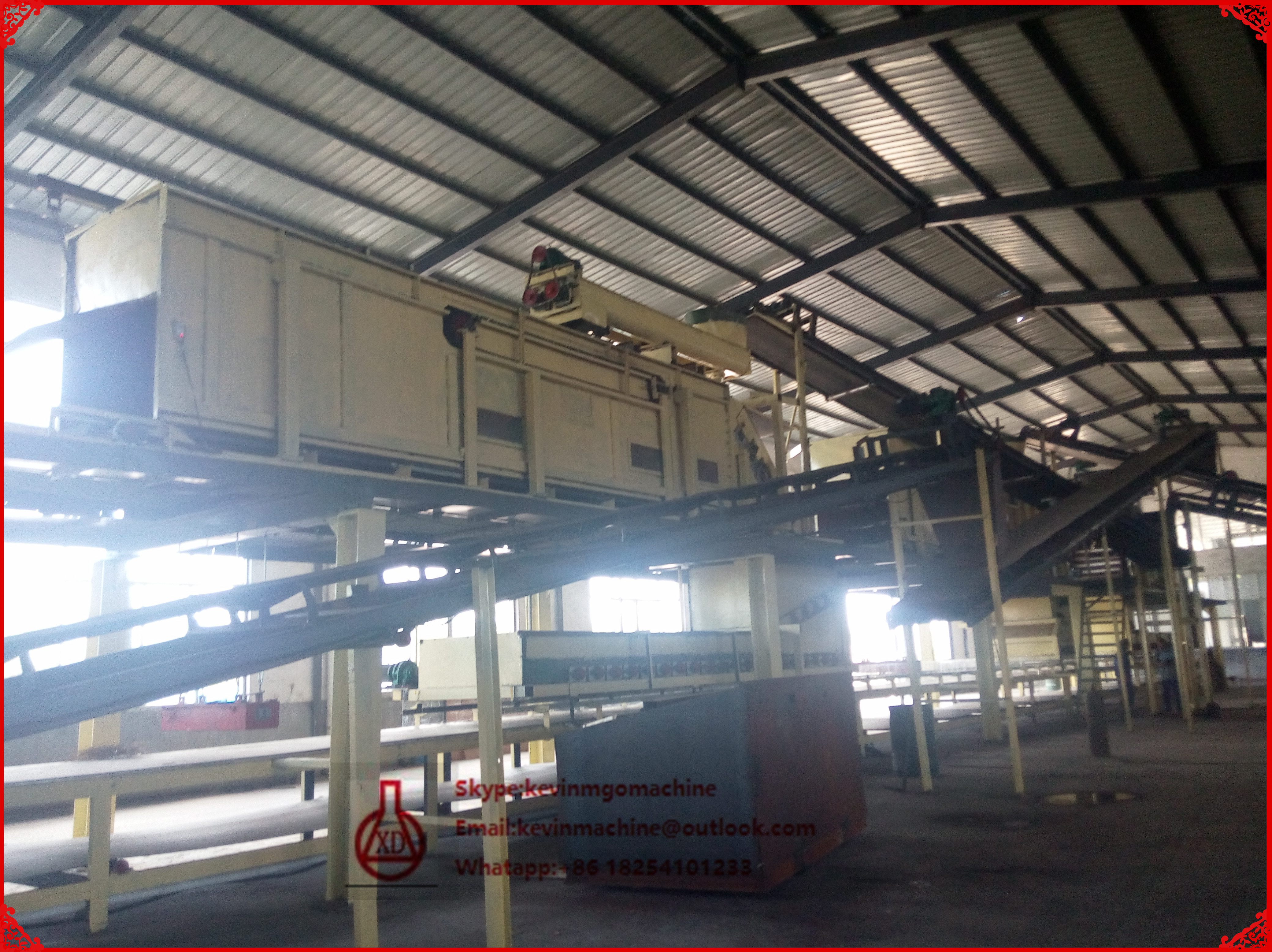 Fiber Cement Sandwich Wall Roofing Sheet Forming Machine with Double Roller Extruding Technology