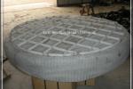 Height 350mm Round Demister Pad In Vessel Knitted Wire Mesh
