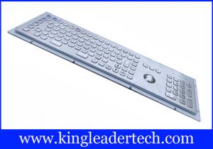 China Rugged Metal Industrial Keyboard With Trackball 103 Function Keys And Number Keypad factory
