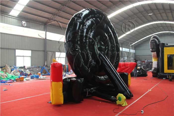 Waterproof Inflatable Soccer Dart Board , PVC Inflatable Interactive Games