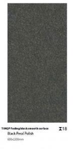 China Black 1200x600x18mm Smooth Surface Full Body Floor Paving Tile Around Swimming Pool factory
