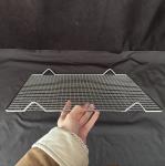 800x600 600x400 BBQ Wire Mesh Grill Rack For Oven Baking Trays 304 Stainless